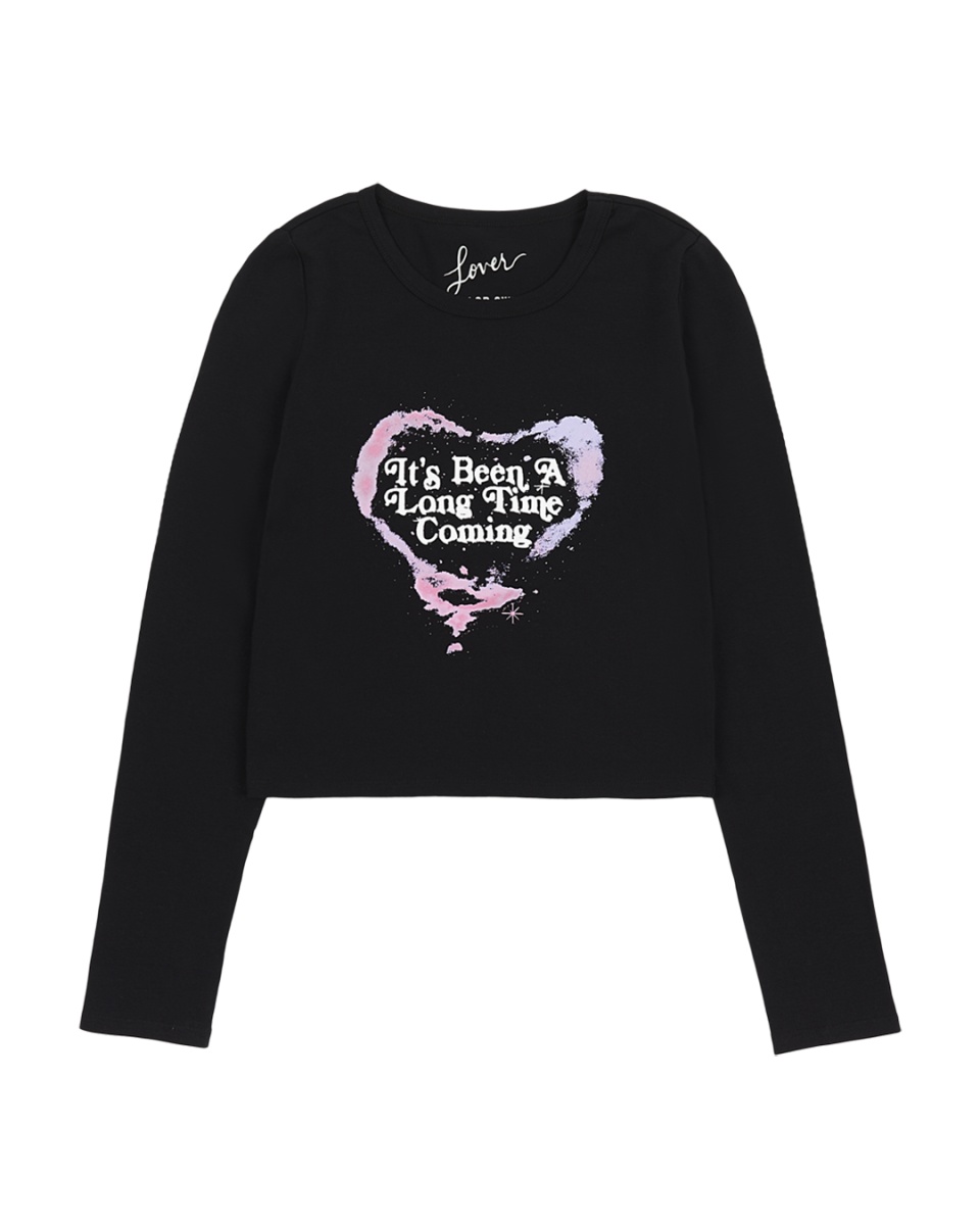 It's Been A Long Time Coming Cropped Longsleeve T-Shirt