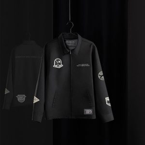 The Tortured Poets Department Black Jacket & 2 Patch Set Bundle