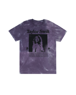 Speak Now (Taylor’s Version) Tracklist Purple Tie Dye T-Shirt