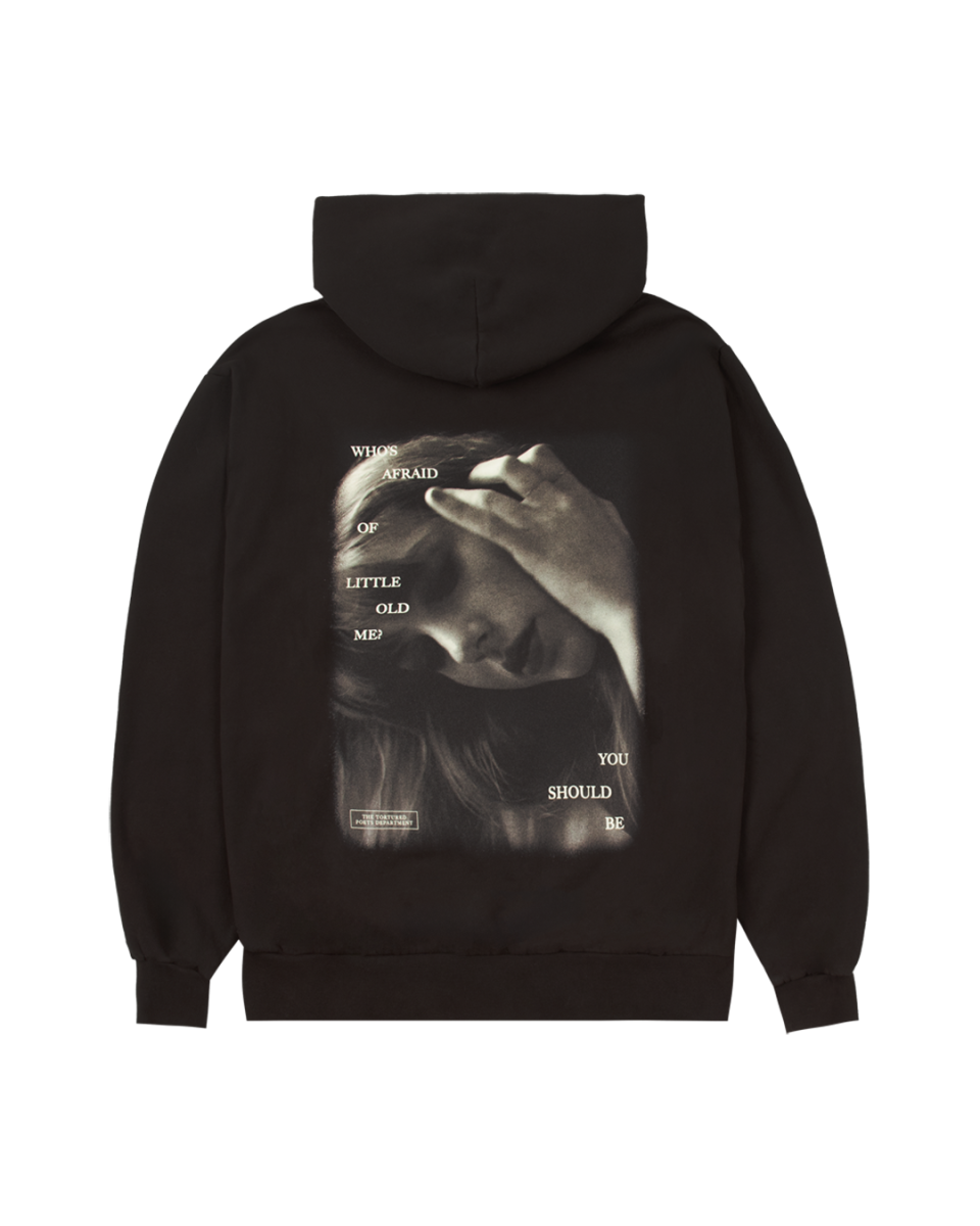 Who's Afraid Of Little Old Me? Dark Brown Hoodie