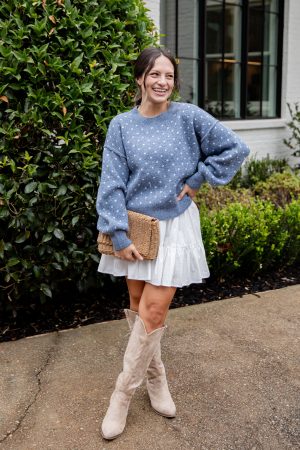 Blue Skies Knit Sweater