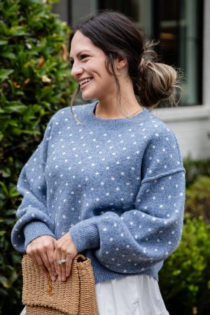 Blue Skies Knit Sweater