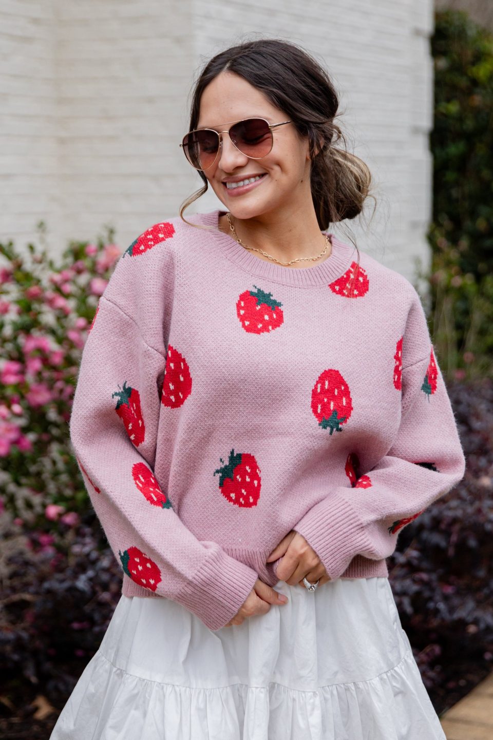 Berry Bliss Blush Knit Sweater