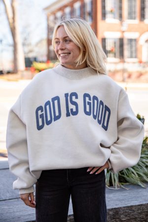 Jesus Reversible Mockneck Sweatshirt