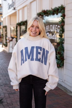 WWJD Reversible Mockneck Sweatshirt